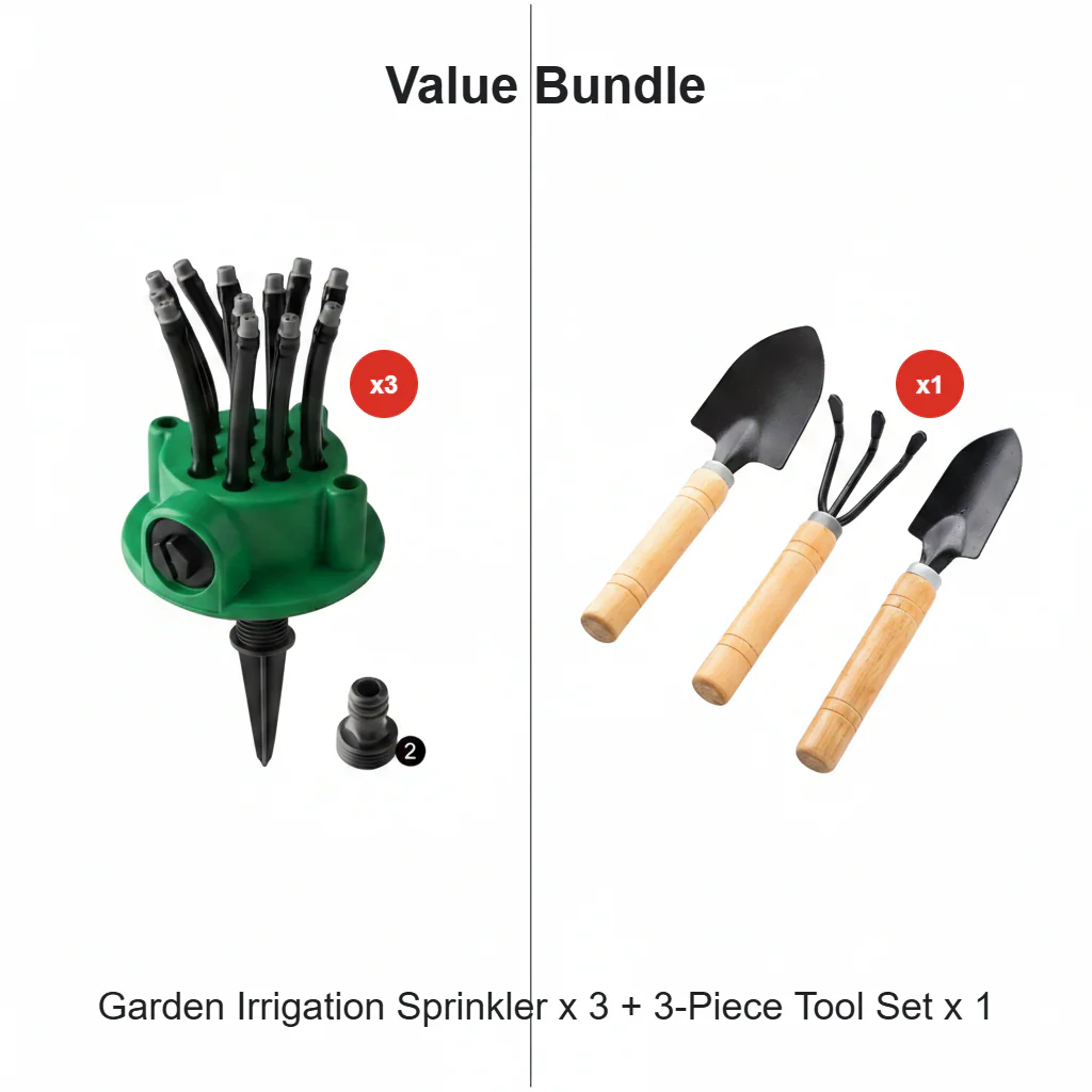 ⏰🔥LIMITED TIME 50% OFF!🔥50K+ SOLD!Precision Irrigation Sprinkler – 360° multi‑directional. custom spray patterns. Gentle on delicate plants. Save water. grow better. 🌱✅
