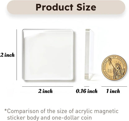 🎞✂  DIY 3D Crystal Acrylic Fridge Magnet Kit