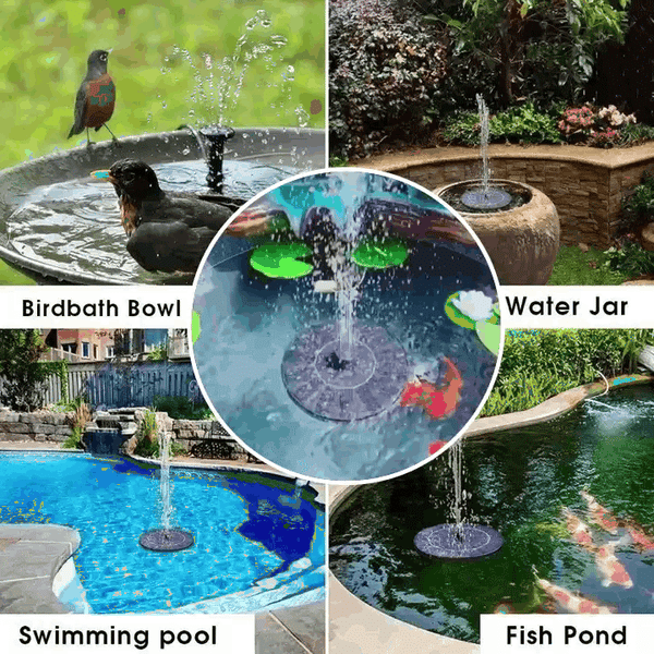 2026 New Upgraded Solar Powered Fountain for Outdoor