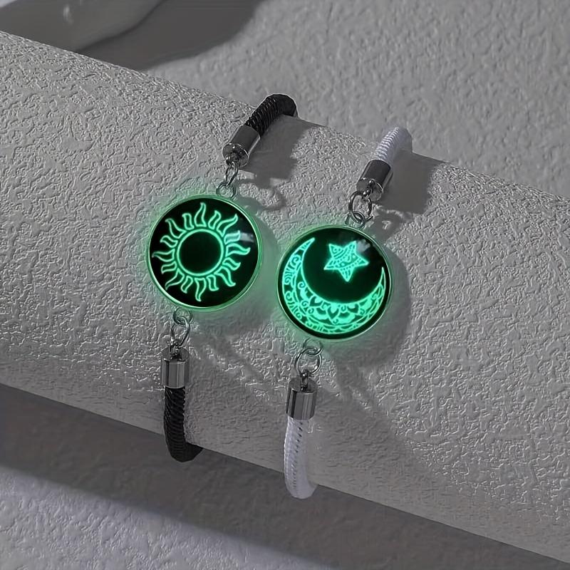 Cilifer®🔥 2-Pack   Sun & Moon Bracelets – Luminous Couples Jewelry for Long-Distance Love