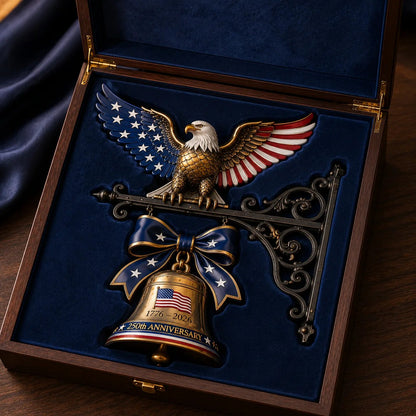 🇺🇸 Ring in the Semiquincentennial: 1776-2026 Spirit of Liberty Eagle Bell