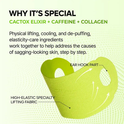 Luhaka®	🌿V-Lifting Mewing Band – Cactus Cooling. Reduces Puffiness & Tightens Pores