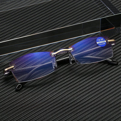 Luhaka® 🎁Clarkod Sapphire High Hardness Anti-blue Progressive Far And Near Dual-Use Glasses