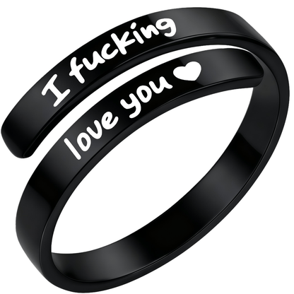 Cilifer® 🌟❤️ I Fvcking Love You Ring – a daily reminder gift for your beloved💍