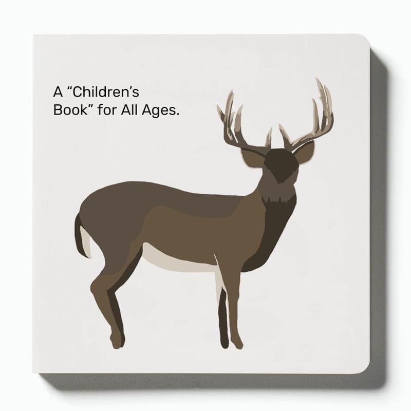 Luhaka® 📚🦌 Whitetail. Whitetail. What Do You See? — Rounded-Corner & Reinforced Children's Card for the Hunting Family