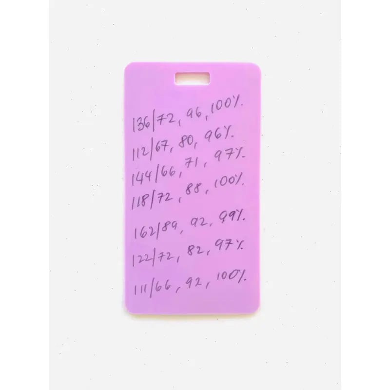 🩺Erasable Badge Note | Dual-Side Writable. Fade-Proof & No Blur (🖊Write. Wipe. Repeat.) 🎁Free Badge Clip Included📋