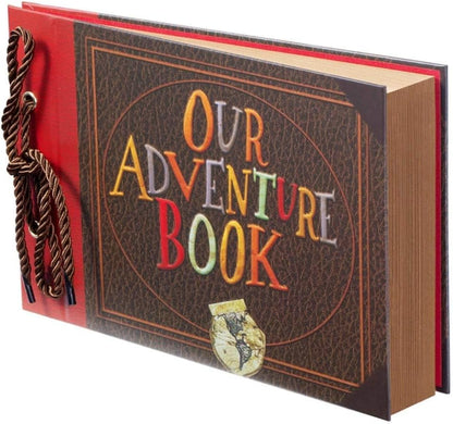 Luhaka® 📅Hardcover & Durability Line-📚 Our Adventure Book Scrapbook -❤️Retro Style Letter Cover. Perfect for Travel & Memories