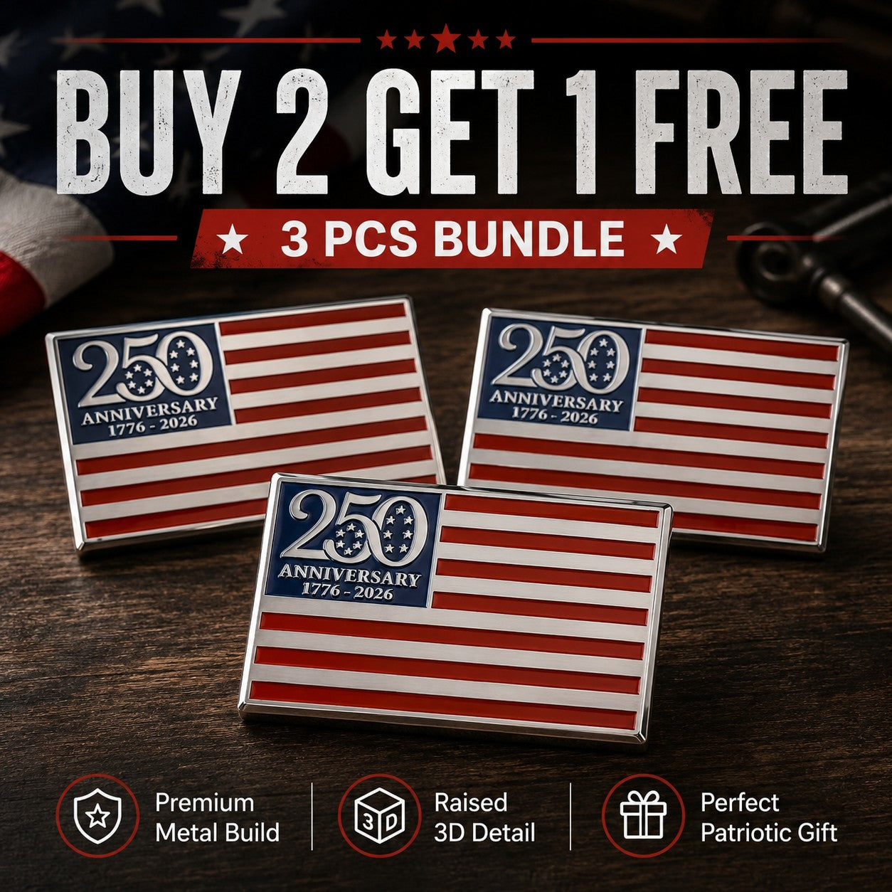 【10%OFF】BUY 2 GET 1 FREE –3 Emblems 🔥