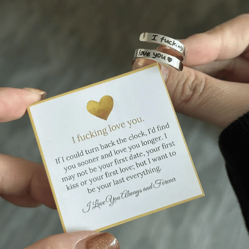 Cilifer® 🌟❤️ I Fvcking Love You Ring – a daily reminder gift for your beloved💍