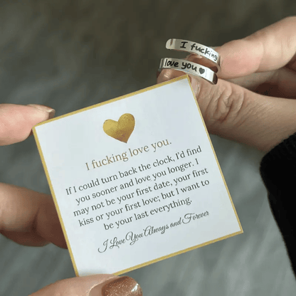 Cilifer® 🌟❤️ I Fvcking Love You Ring – a daily reminder gift for your beloved💍