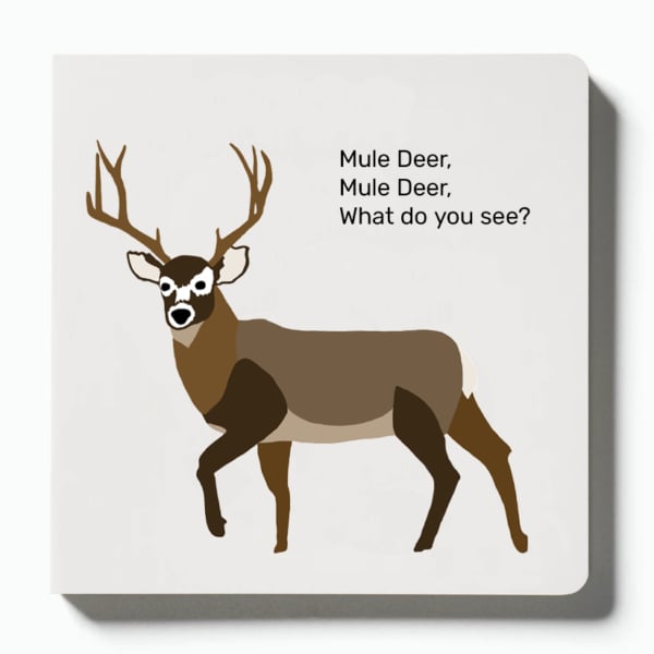 Luhaka® 📚🦌 Whitetail. Whitetail. What Do You See? — Rounded-Corner & Reinforced Children's Card for the Hunting Family