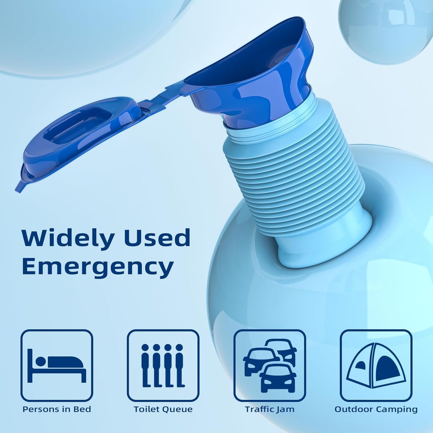 Luhaka®Last Day Sale 49% OFF🔥- Unisex Collapsible Emergency Urinal
