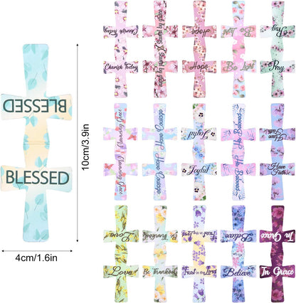 Sfrcord® 📖16 Pcs Magnetic Cross Bookmarks Gifts for Bible Study. Readers. Teachers. Students🌸✝️