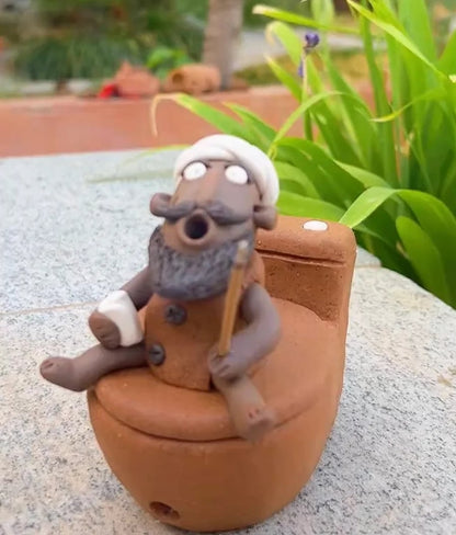 Cilifer® Handmade Bath Guy Ceramic Incense Holder