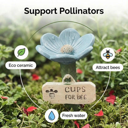 Luhaka® 🐝LAST DAY 49% OFF - Flower-Shaped Bee Watering Station💧