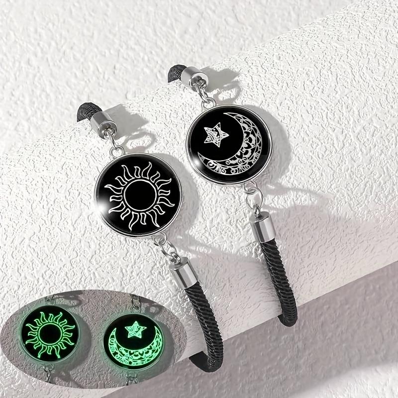 Cilifer®🔥 2-Pack   Sun & Moon Bracelets – Luminous Couples Jewelry for Long-Distance Love
