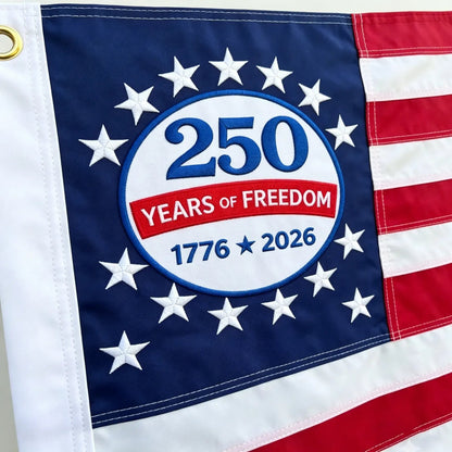 Last Day 49% OFF🔥250th Anniversary USA Commemorative Flag (3x5 Ft).Double-Sided Embroidered