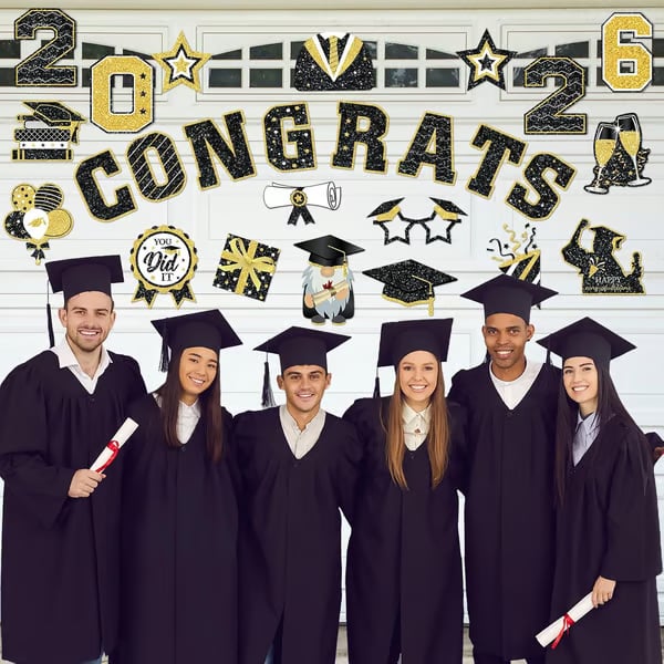 🎓 2026 Grad Car Magnets 🧲 – 30-Piece Set for Celebration Decor (Cars. Fridges & More) 🎁Buy 2 Free Shipping