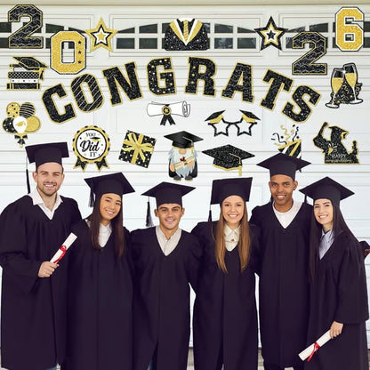 🎓 2026 Grad Car Magnets 🧲 – 30-Piece Set for Celebration Decor (Cars. Fridges & More) 🎁Buy 2 Free Shipping