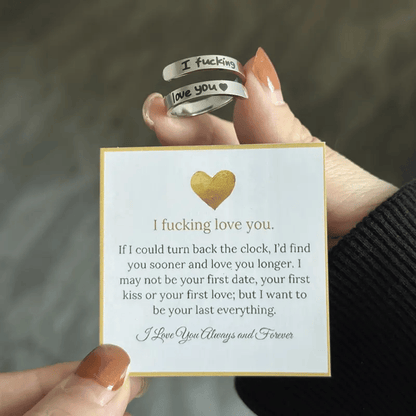 Cilifer® 🌟❤️ I Fvcking Love You Ring – a daily reminder gift for your beloved💍