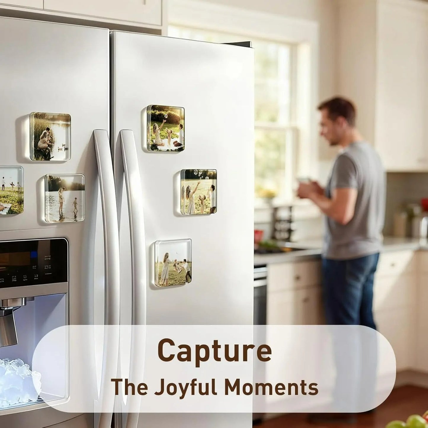 🎞✂  DIY 3D Crystal Acrylic Fridge Magnet Kit