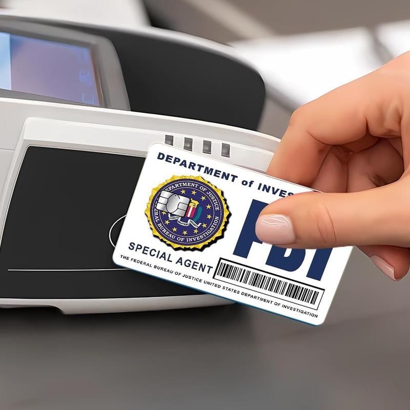 Cilifer®🔥Secret Agent Card Skins Kit: FBI/ICE Designs  • Cosplay & Gift Stickers