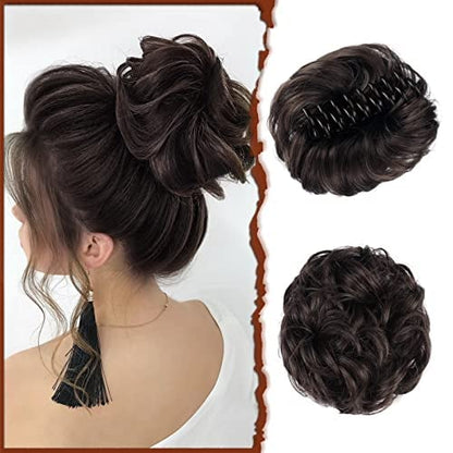Luhaka® Claw Clip Messy Bun Hair Piece