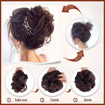 Luhaka® Claw Clip Messy Bun Hair Piece