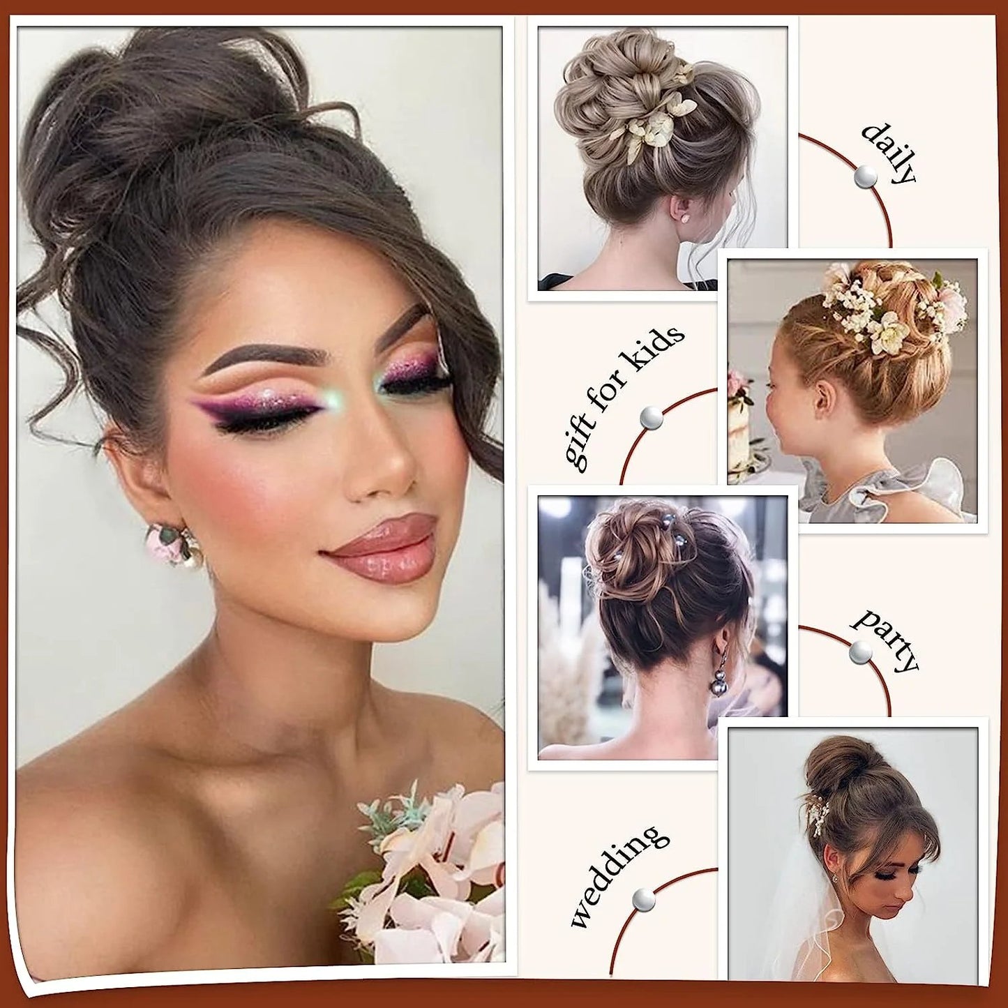 Luhaka® Claw Clip Messy Bun Hair Piece