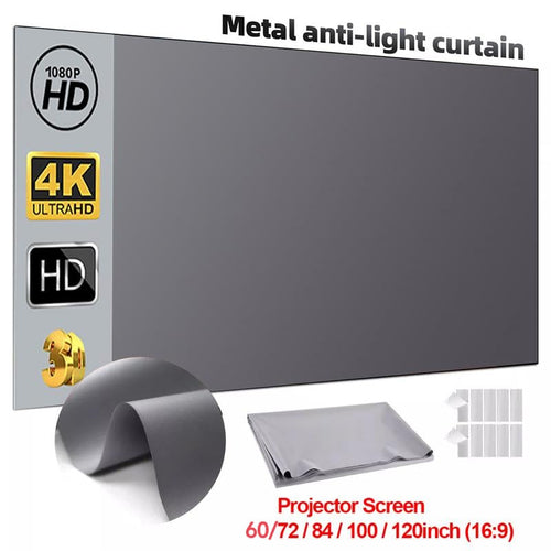Cilifer® ⚡Hot Sales 49% OFF🔥Anti-Light 4K Projector Screen (16:9)🎥✨