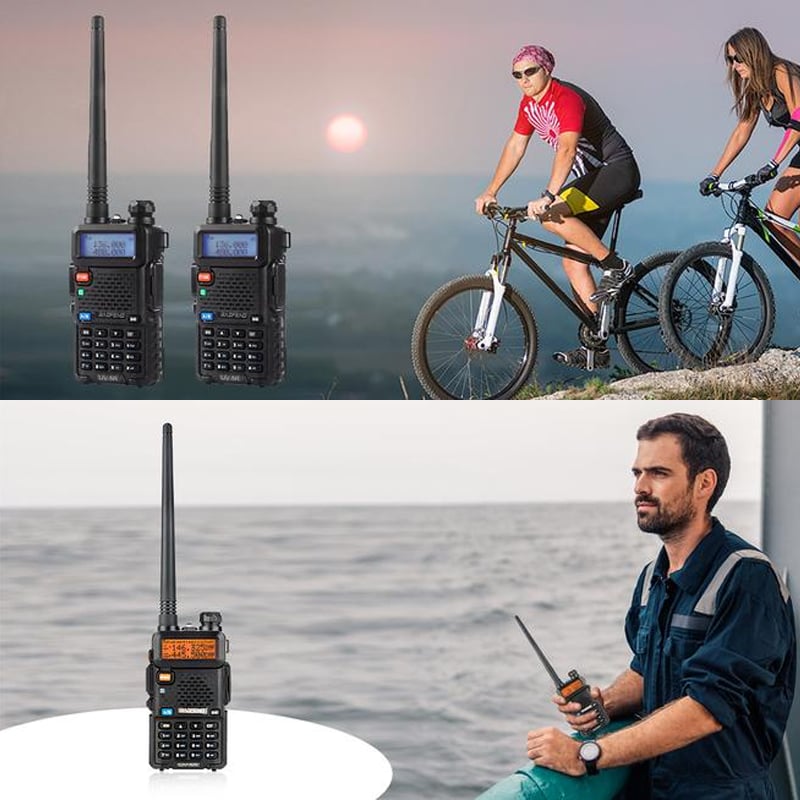 Luhaka® UV-5R Ham Radio Long Range UV5R Two Way Radio Dual Band Walkie