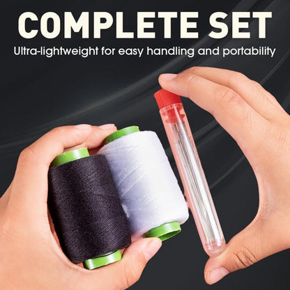 Luhaka® 🧵34PCS Big Eye Steel Needles Set ✨Long & Thin Handmade Quilting & Sewing Needles Kit for DIY Sewing Projects