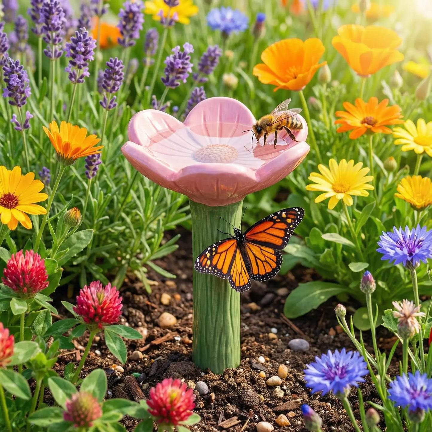 Luhaka® 🐝LAST DAY 49% OFF - Flower-Shaped Bee Watering Station💧