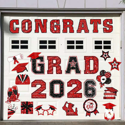 🎓 2026 Grad Car Magnets 🧲 – 30-Piece Set for Celebration Decor (Cars. Fridges & More) 🎁Buy 2 Free Shipping