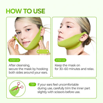Luhaka®	🌿V-Lifting Mewing Band – Cactus Cooling. Reduces Puffiness & Tightens Pores