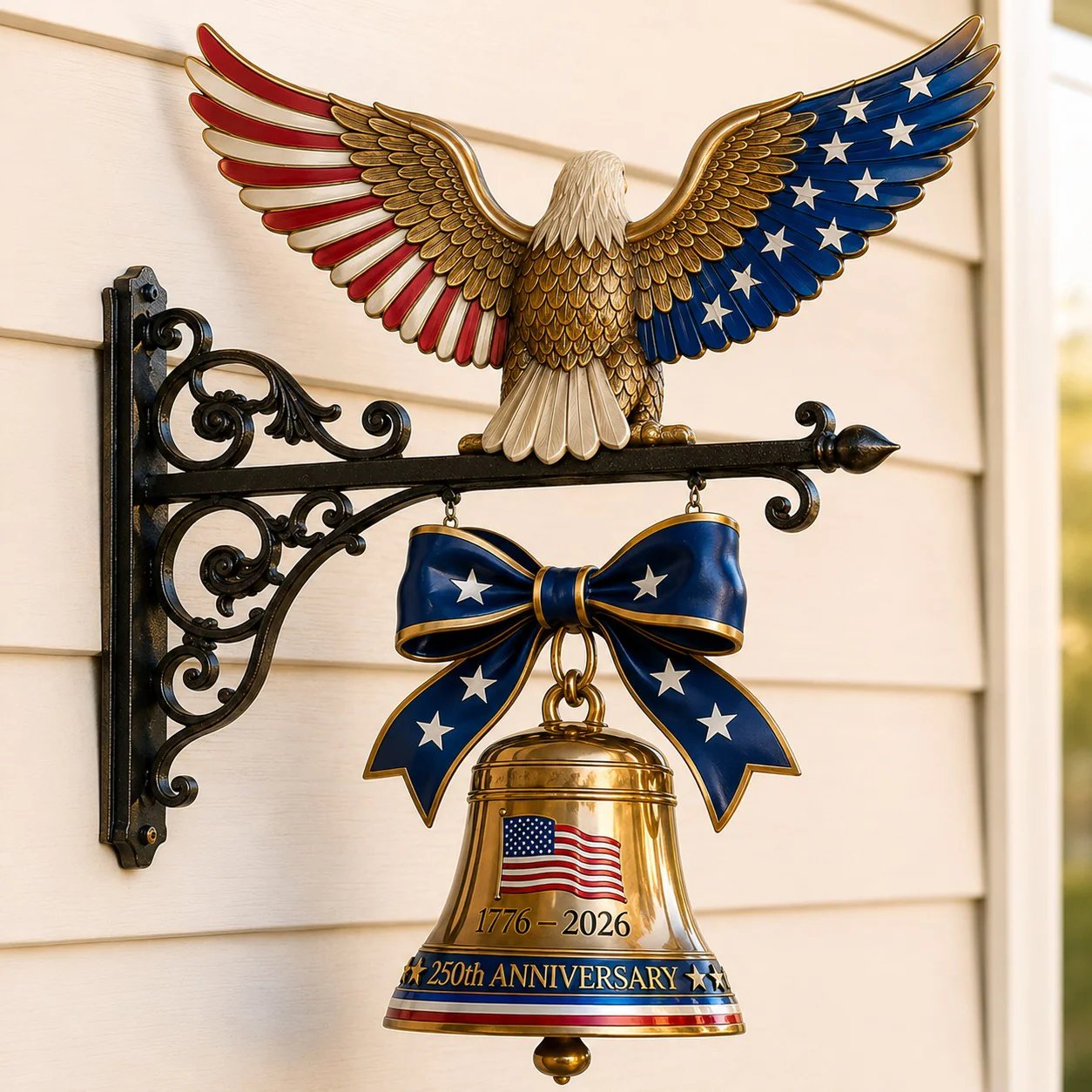 🇺🇸 Ring in the Semiquincentennial: 1776-2026 Spirit of Liberty Eagle Bell