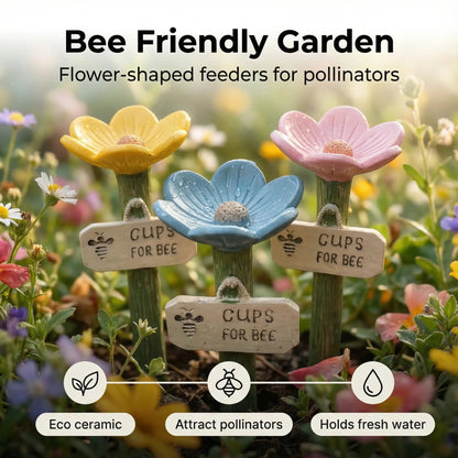 Luhaka® 🐝LAST DAY 49% OFF - Flower-Shaped Bee Watering Station💧