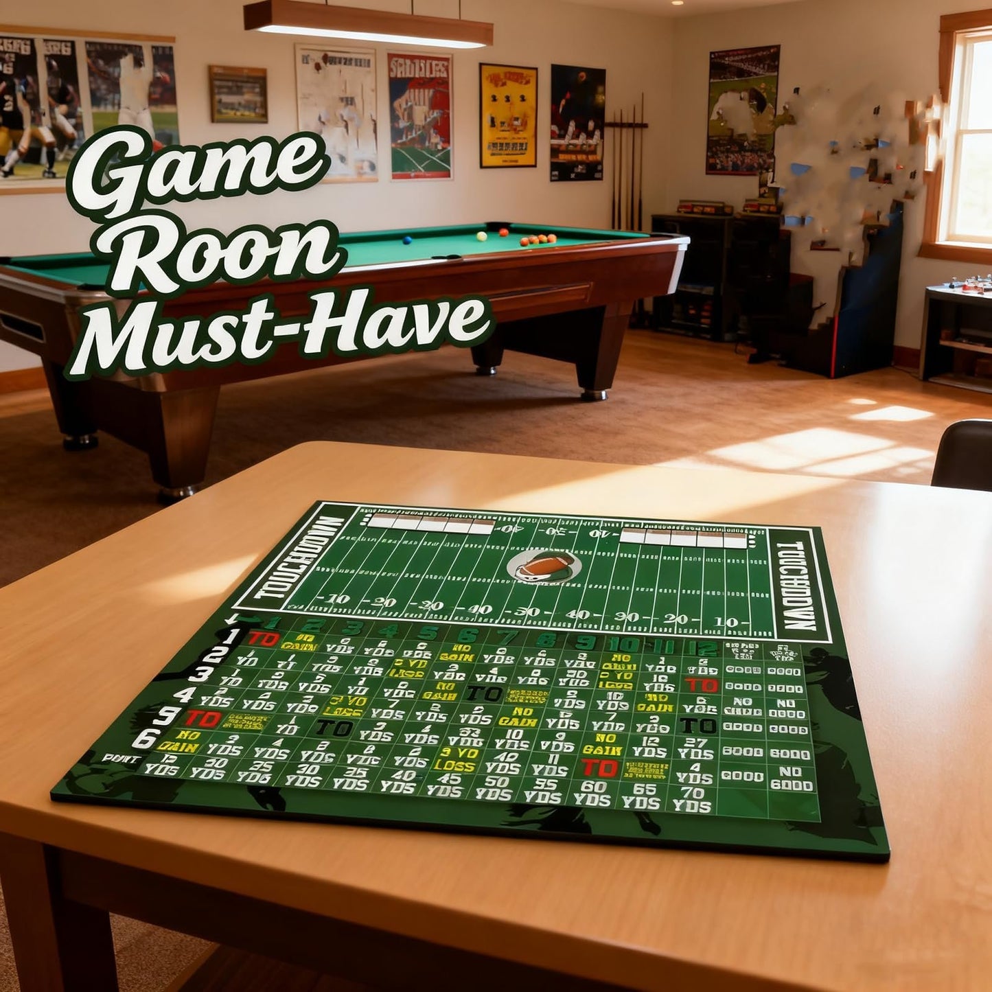 Cilifer®  🏈 Football Game Board – Roll. Score & Win! 🎯