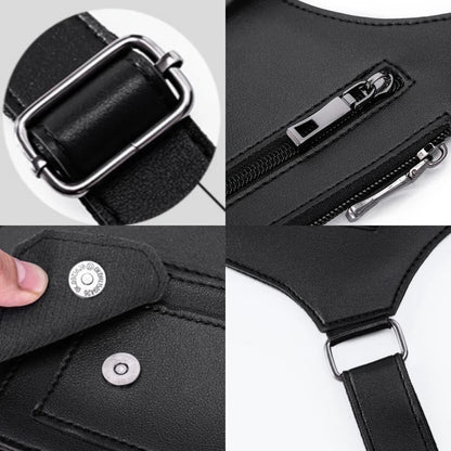 Luhaka® Premium Leather Adjustable Underarm Shoulder Bag for Men & Women