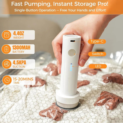 Luhaka® 9-Piece Rechargeable Vacuum Compression Bag Set