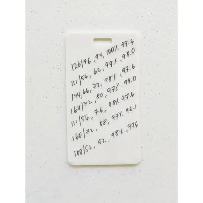 🩺Erasable Badge Note | Dual-Side Writable. Fade-Proof & No Blur (🖊Write. Wipe. Repeat.) 🎁Free Badge Clip Included📋