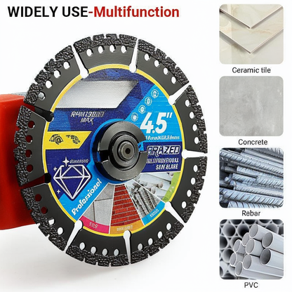 Luhaka®  🛠️ ✨ 4.5 Multi-Material Diamond Blade - Zero Compromise. Max Durability