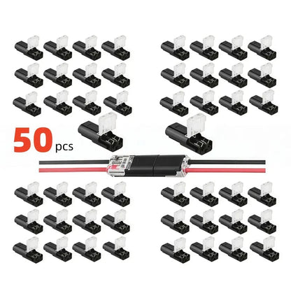 Luhaka®🔥Double-Wire Plug-in Connector Led Light Strip Connectors 2 Pin