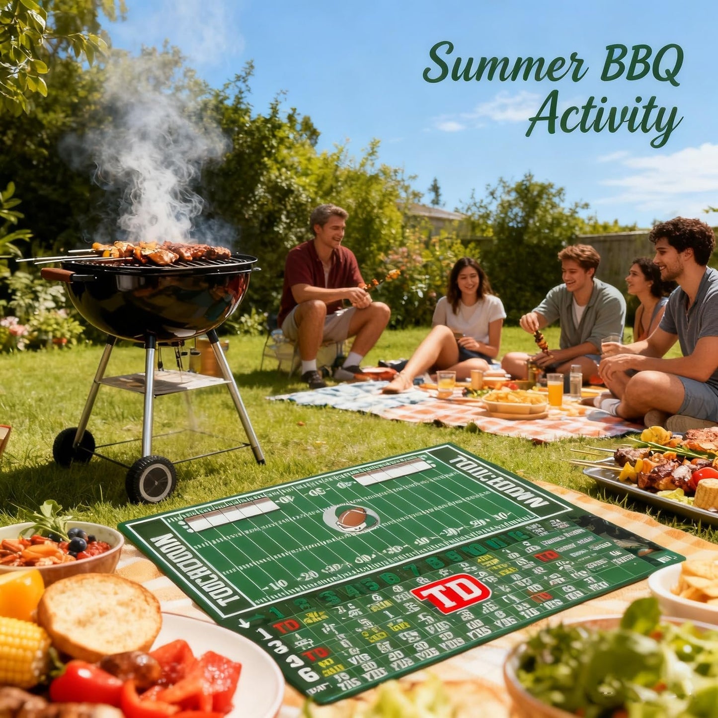 Cilifer®  🏈 Football Game Board – Roll. Score & Win! 🎯