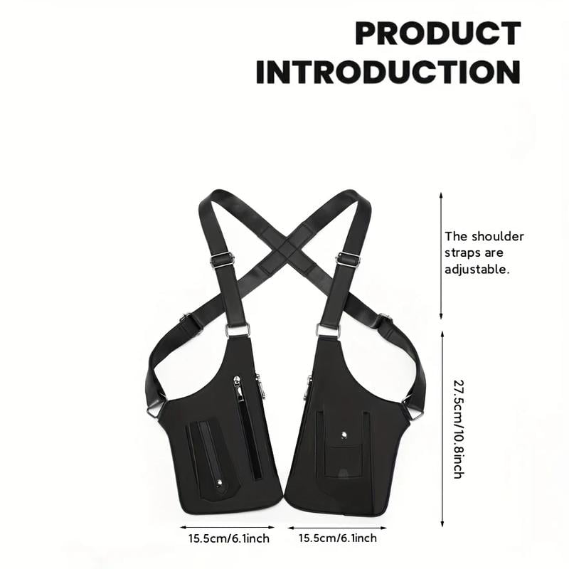 Luhaka® Premium Leather Adjustable Underarm Shoulder Bag for Men & Women