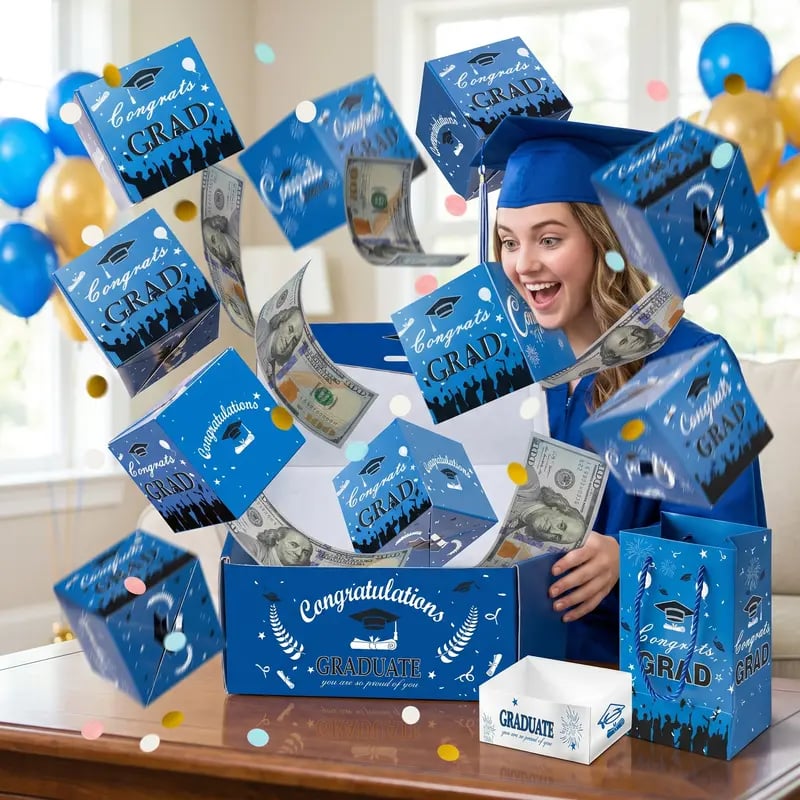 🎓🎁2026 Graduation Surprise Pop-Up Gift Box | Creative Folding Box✨