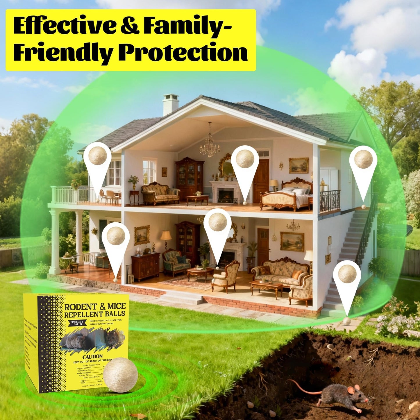 Luhaka® Natural Rodent & Mice Repellent Balls