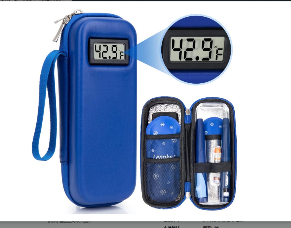Luhaka® Insulin Cooler Travel Case with Temperature Display