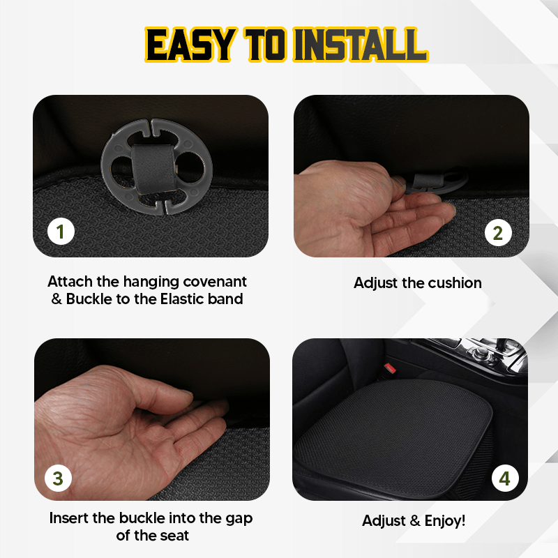 Luhaka®  🔥🔥Breathable & Anti-Slip Viscose filament Car Seat Covers