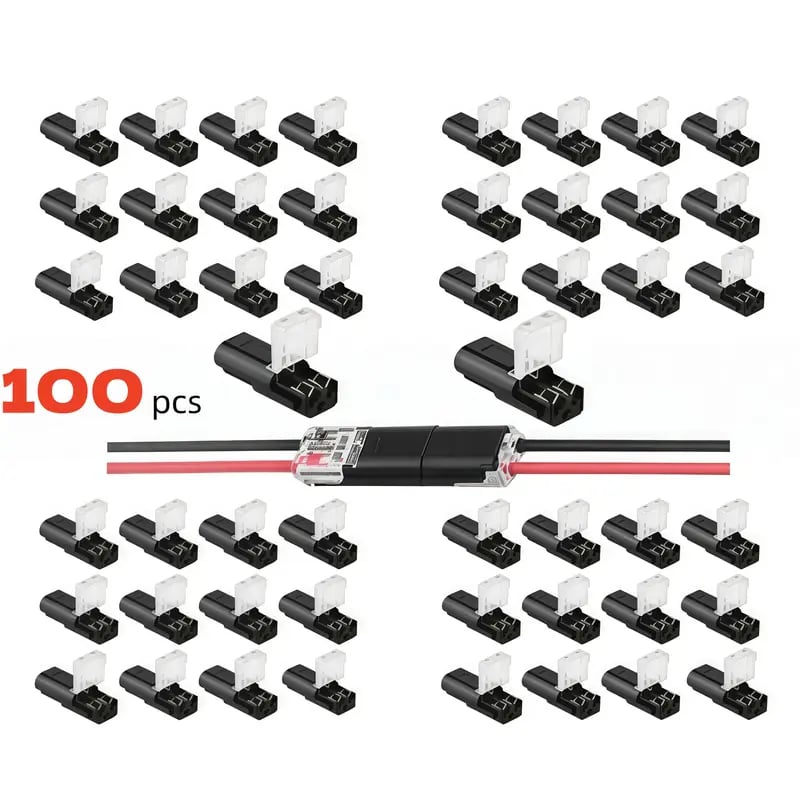 Luhaka®🔥Double-Wire Plug-in Connector Led Light Strip Connectors 2 Pin